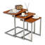 Ensemble de 3 tables basses multifonctionnelles