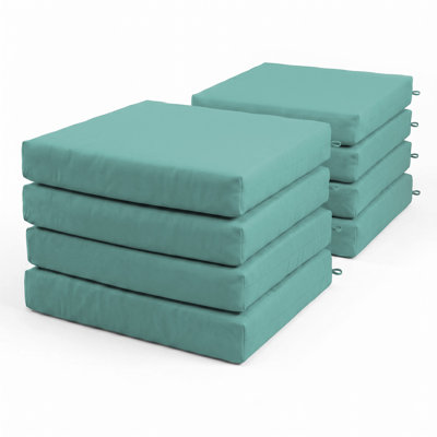 8-Piece Outdoor Sunbrella Chair Pad Set