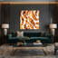 Desserts croissants, art mural sur toile beige-176675072