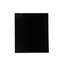 Table d'appoint moderne en simili bois noir, l 20,95 po x P 19,46 po, H 24,4 po, avec rangement noir et options de fabrication