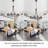 Hendon 12- Light Large Farmhouse Wagon Wheel Chandelier Candle Style Rustic Round Lights Fixture for Kitchen Island Living Room Foyer Entryway-109264152-109264151