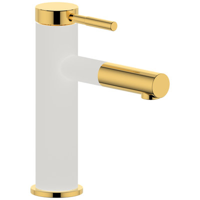 Single-Hole Bathroom Faucet with Drain Assembly