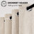 Lythrodontas Faux Linen Total Blackout Curtain Panels-75185228-75185233