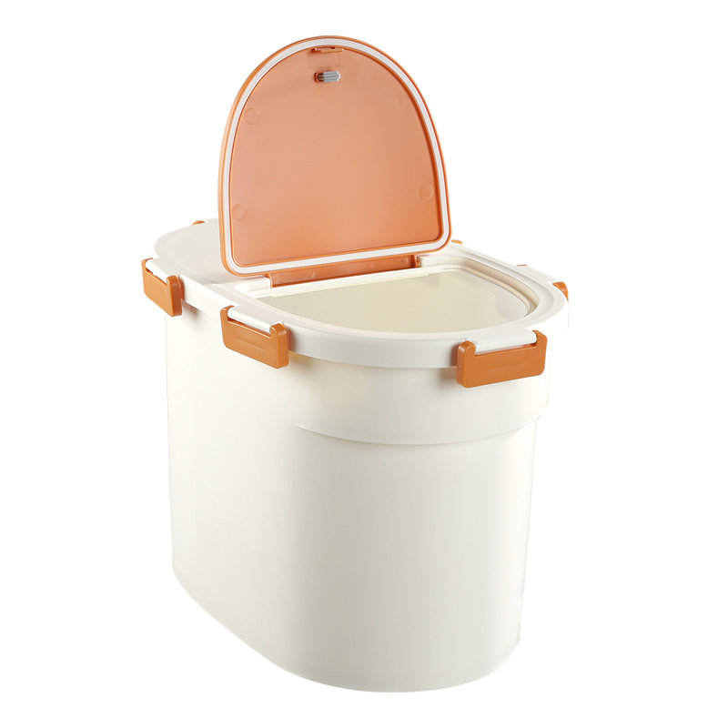 Orange Food Storage Container With Lift Off Lid