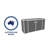 Absco Utility 7’6” W x 2’8” D Galvanized Steel Storage Shed-97830531