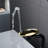 180° Rotatable Bathroom Vanity Faucet 1 Hole, 9.88" Single Handle Sink Faucet Bathroom with 2 Water Outlet Modes