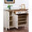 Simple white solid wood shoe cabinet