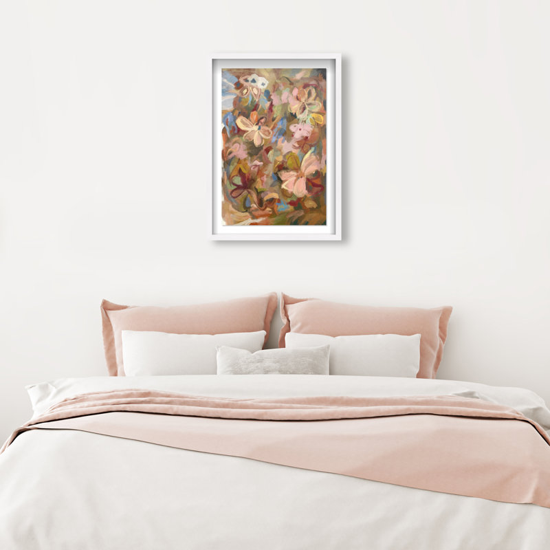 Moving Eden II Print by Oliver Gal, 16.5"H x 11.5"W, White Shadowbox