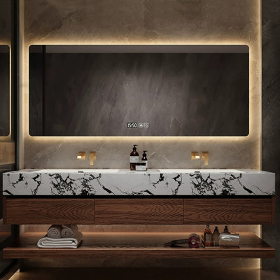 Light luxury simple Bathroom cabinet
