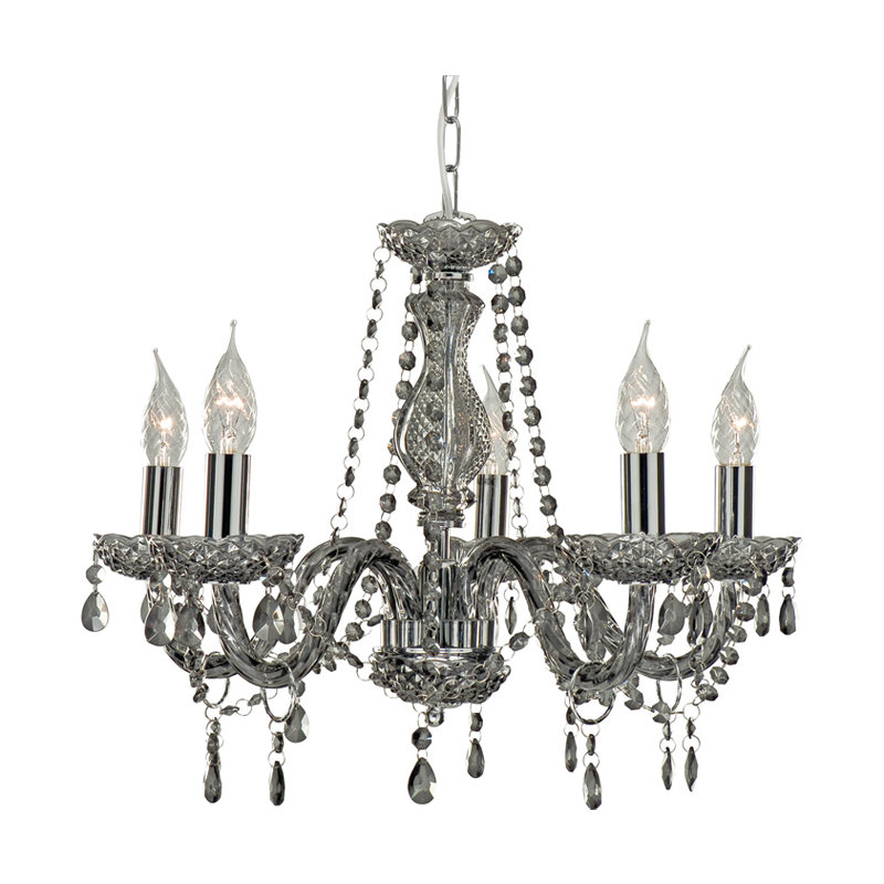 Kelly 5 - Light Candle Style Chandelier
