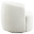 Eadey Sherpa Upholstered Swivel Accent Chair with Rounded Wraparound Back, Natural-915766414