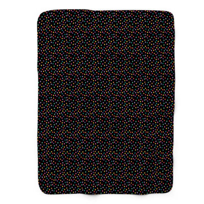 Chromatic Flower - 1 Piece Premium Sherpa Blanket