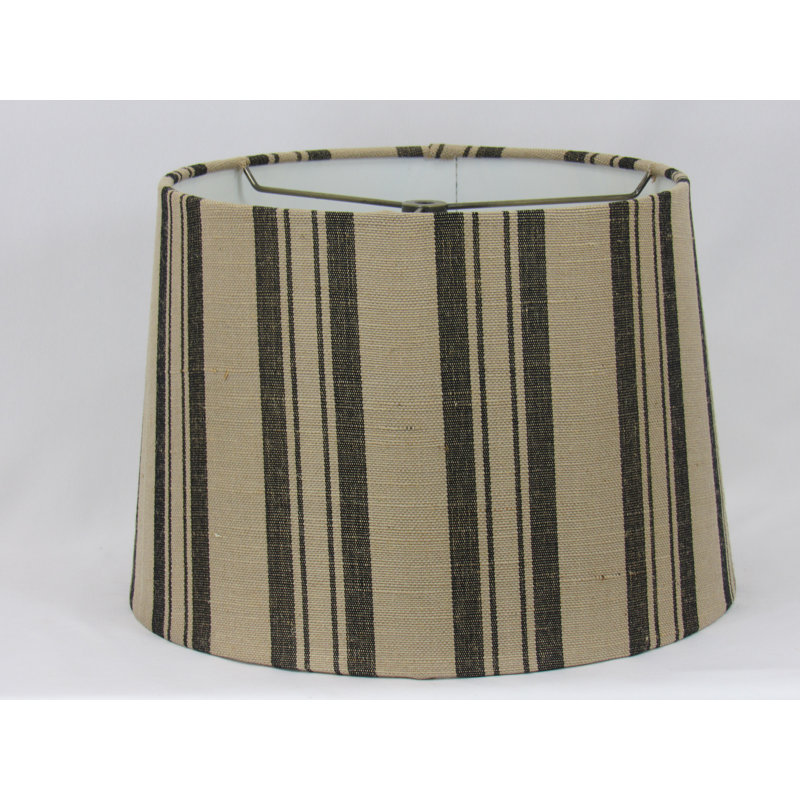 Abat-jour tambour en coton beige