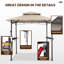 8 Ft. W X 5 Ft. D Steel Grill Gazebo-59458086