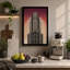 Skyward Art Deco - Wrapped Canvas-387246340-387246367