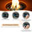 Outdoor Round Steel Fire Pit Table-689993479