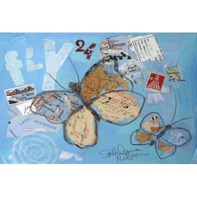 «Fly II» par Elizabeth St. Hilaire - reproduction d'art sur toile tendue