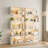 6-Tier Geometric Bookcase with Lighting-1365734063