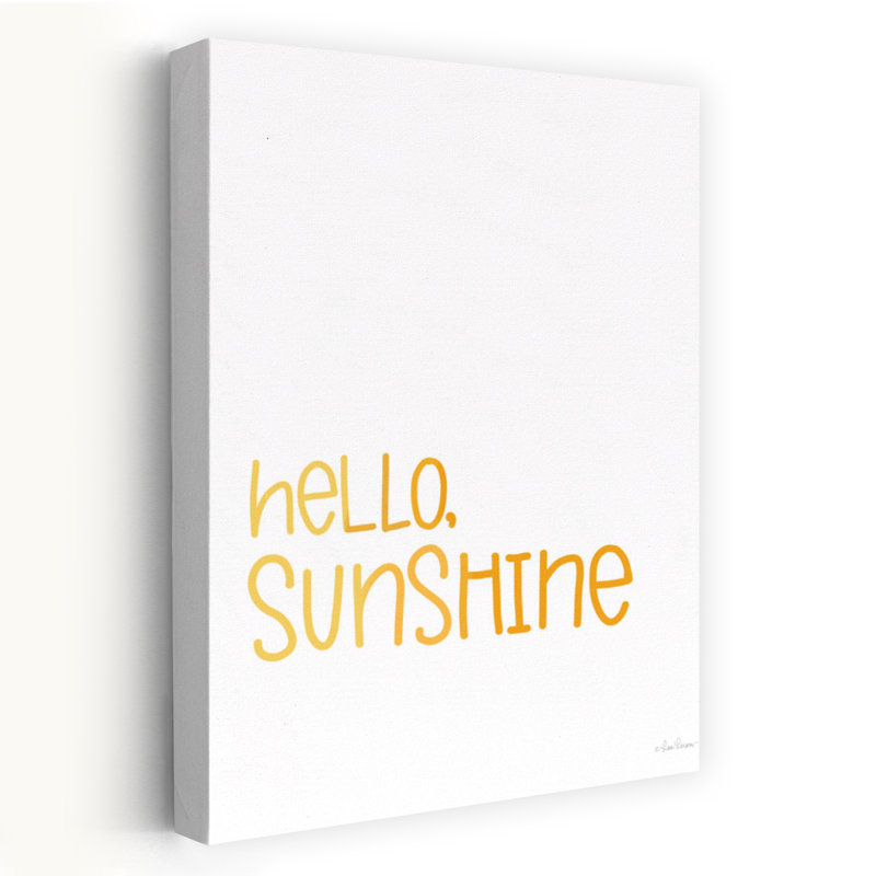Hello Sunshine, art contemporain abstrait, H 48 po x l 32 po