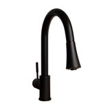 Edison Single Handle Kitchen Faucet with Side Spray and Accessories