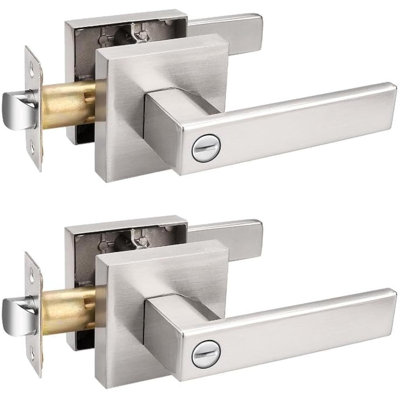 Black Single Dummy Door Lever