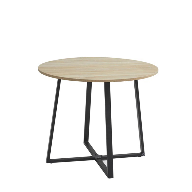 Otrange Round Metal Base Dining Table