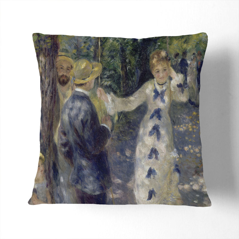 The Swing Scatter Cushion with Filling, Black, 55cm H x 55cm W x 20cm D