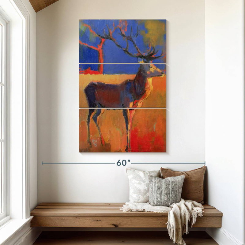 Brampt The Red Tree, 50" H x 32" W