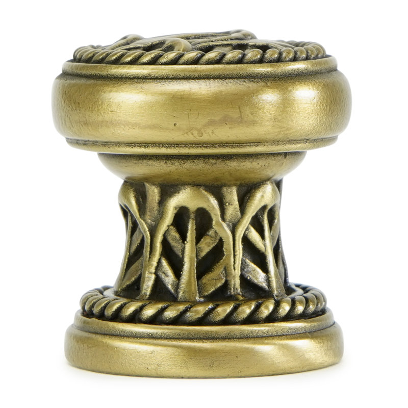 CARLISLE KNOB; MATTE FINISH, Brass