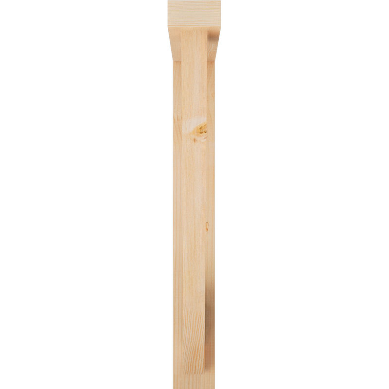 Support de bloc traditionnel avec entretoise décalée, 34 x 26, Sapin Douglas de l 4 po (scié brut)