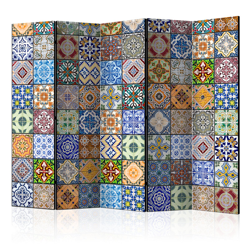 Dharamendra Colourful Mosaic Room Divider, 5