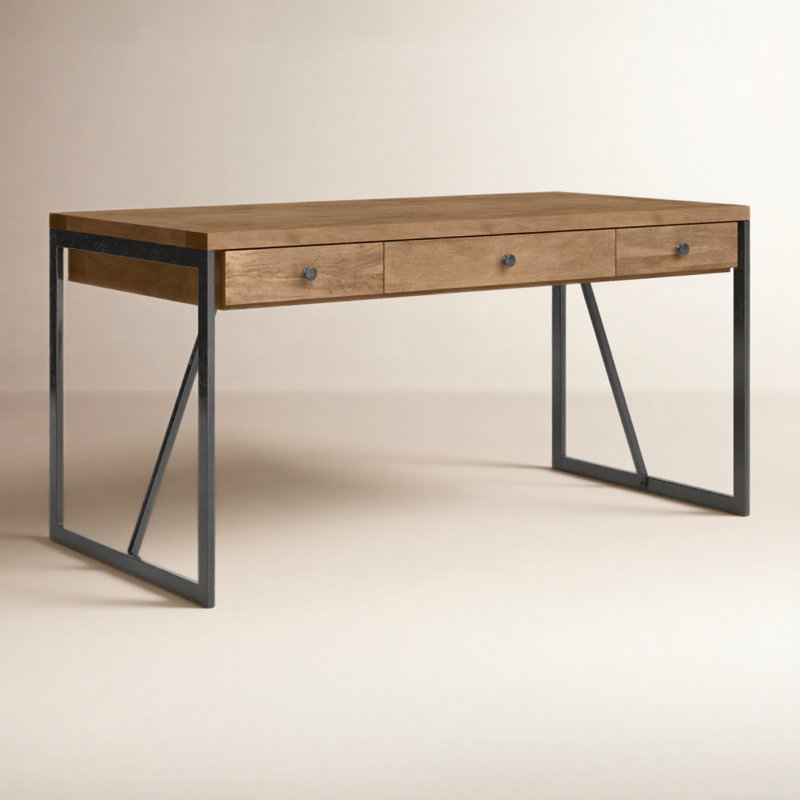 HomeOffice Solid Wood Writing Desk