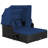 Devrim 60.5" Long Reclining Double Chaise with Cushions
