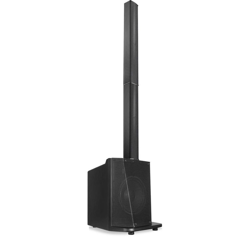 Système de sonorisation portatif Pyle, caisson de basses de 10 po, haut-parleurs colonne 8X3, diffusion Bluetooth, égaliseur DSP, système de haut-parleurs de 1 600 W pour les événements en direct, installation de DJ et sonorisation
