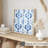 Abstract Blue Damask Pattern IV Classical Unframed Art Print-843877613
