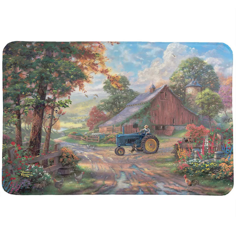 Tapis en mousse à mémoire de forme Thomas Kinkade