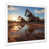 White Single Picture Framed
