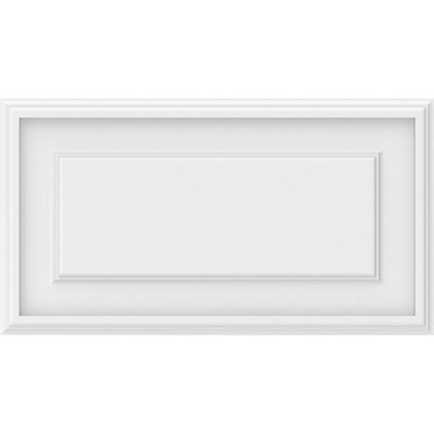 Panneau mural surélevé en PVC blanc Legacy