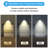 LED Wall Pack Light, Dimmable Outdoor Security Light, 80W-100W-120W Selectable, 3000K/4000K/5000K Adjustable, Waterproof, Commercial Outdoor Light for Parking Lot, Warehouse, UL Listed