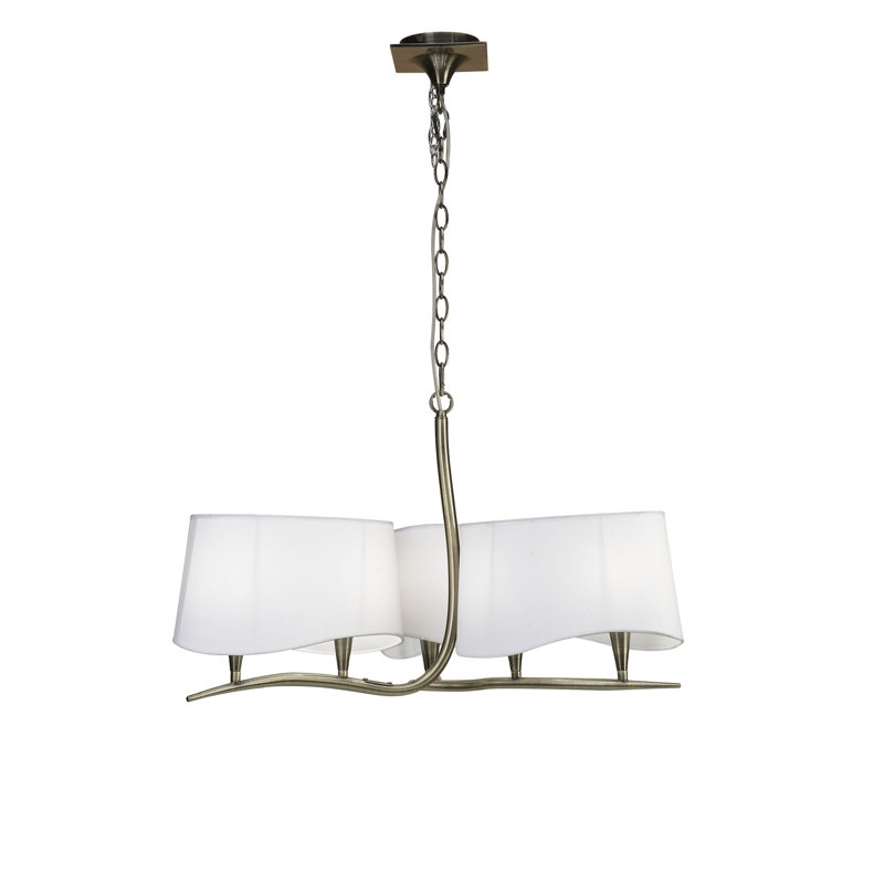 Cole 6 - Light Chandelier, Polished Chrome
