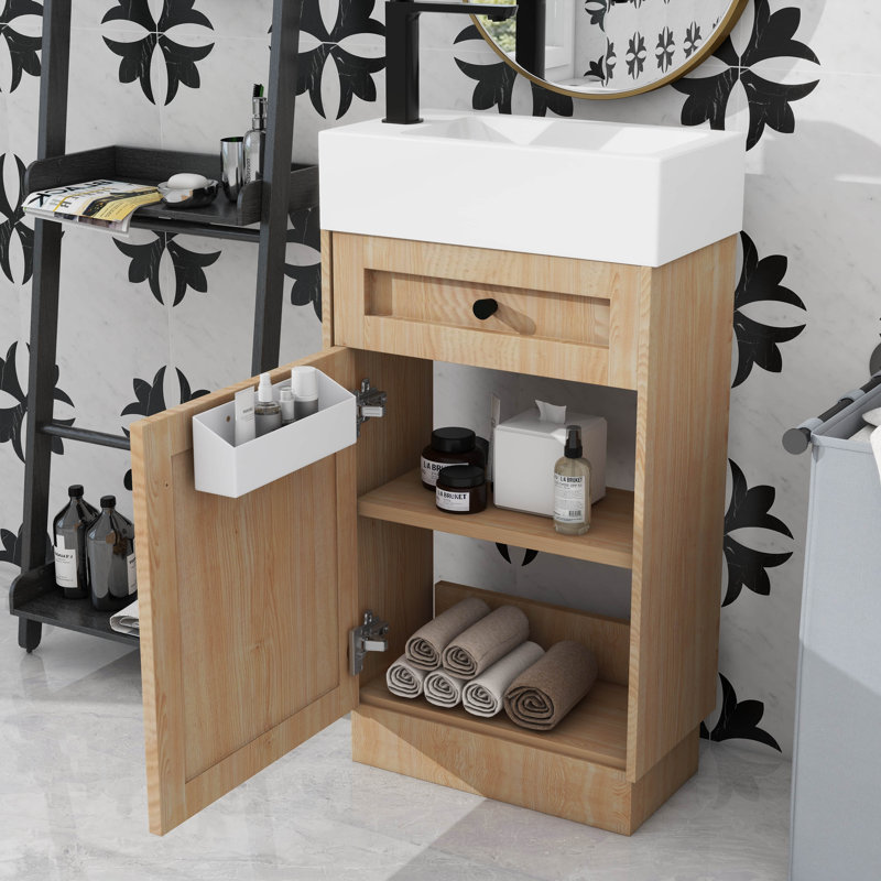 Tablette de meuble-lavabo réversible 18,5 po