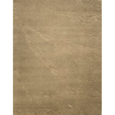 Contemporary One-of-a-Kind Rectangle 8 X 10 Wool Area Rug Brown