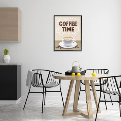 Traditional Coffee Time Brew Framed Giclee, design by Marcus Prime