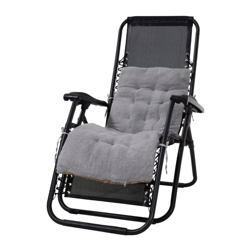 Seat Cushion, Grey, 125cm W x 48cm D