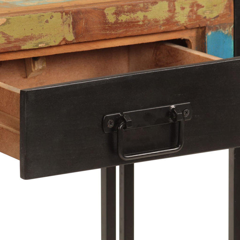 Console Table 43.3"x11.8"x29.9" Solid Wood Reclaimed