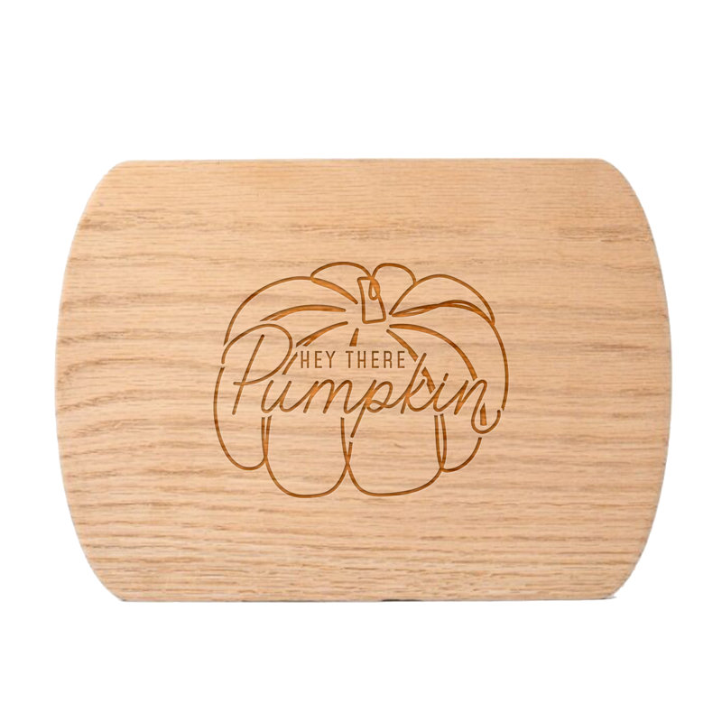 Hey There Pumpkin Cutting Board, Redwood