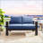 50-Inch All-Weather Aluminum Patio Loveseat With Durable Frame And Comfortable Cushions, Perfect For Outdoor Relaxation-328425767-328425766-328425763