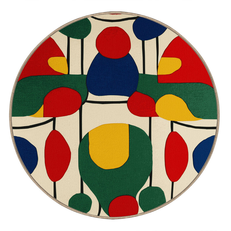 Quirky Charm Rug, Round 6'