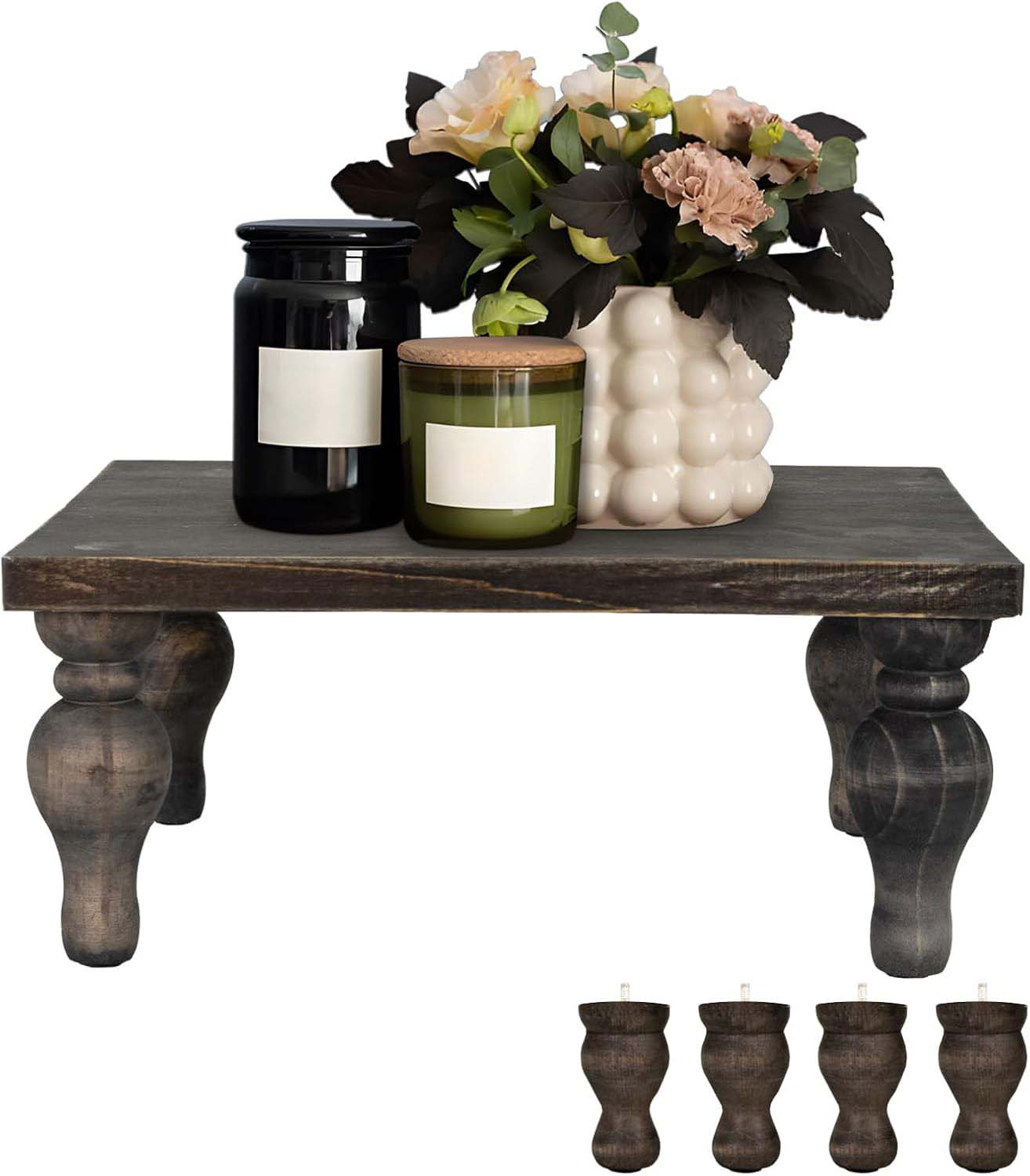 One Allium Way® Decorative Wooden Display Riser, Farmhouse Wood ...