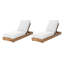 Chatsworth Outdoor Teak Chaise Lounge-924820426